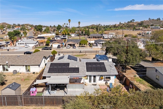 birds eye view of property featuring a residential view