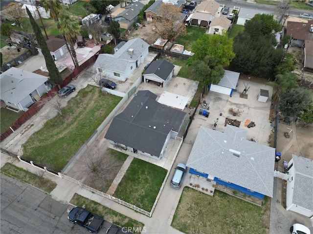 birds eye view of property featuring a residential view