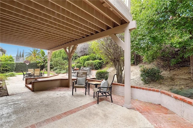 view of patio / terrace with outdoor dining space