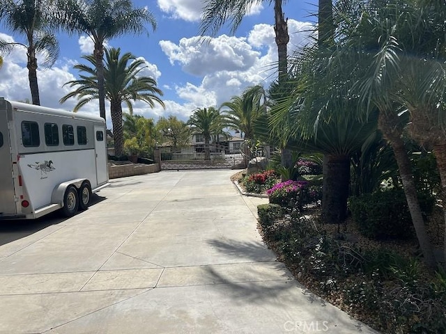 view of street with driveway