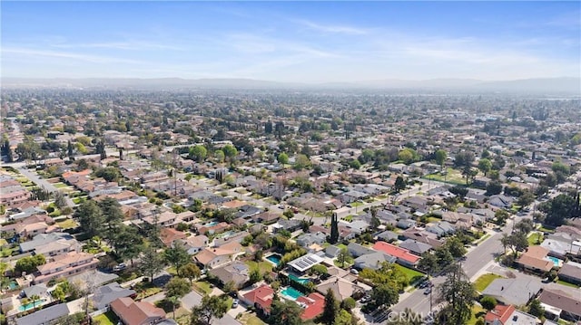 birds eye view of property featuring a residential view