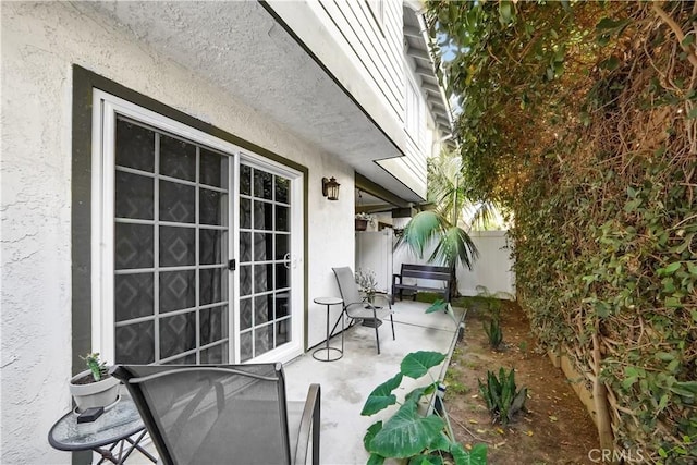 view of patio / terrace featuring a fenced backyard