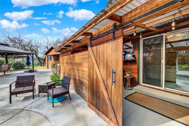 24891 Tehama Vina, Los Molinos, CA 96055 - view of patio / terrace with a gazebo