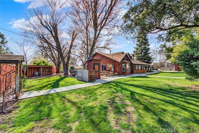24891 Tehama Vina, Los Molinos, CA 96055 - view of yard with a patio
