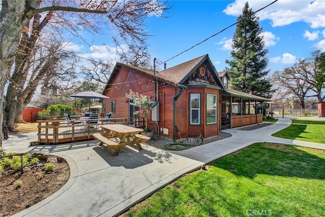 24891 Tehama Vina, Los Molinos, CA 96055 - view of side of property featuring a yard and fence