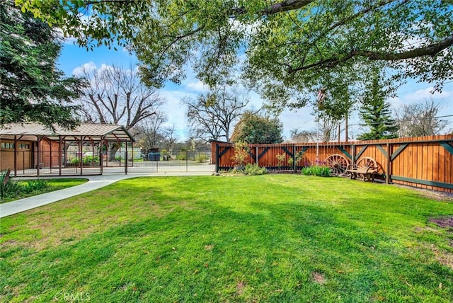 24891 Tehama Vina, Los Molinos, CA 96055 - view of yard with fence