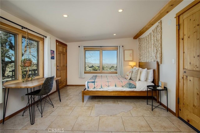 7716 Sunset Rd, Joshua Tree, CA 92252 - bedroom featuring recessed lighting and baseboards
