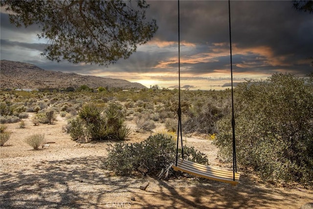 7716 Sunset Rd, Joshua Tree, CA 92252 - exterior space with a mountain view