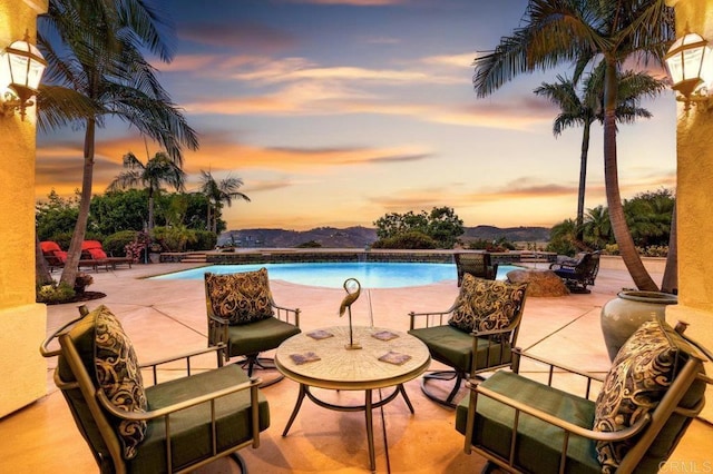 pool featuring a patio