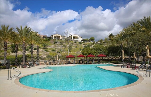 27464 Honeydew Ct, Saugus, CA 91350 - community pool featuring a patio area