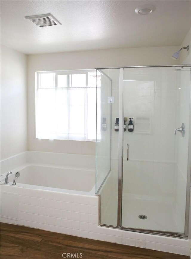 27464 Honeydew Ct, Saugus, CA 91350 - bathroom with a stall shower and a garden tub