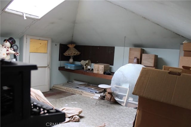 bonus room with lofted ceiling