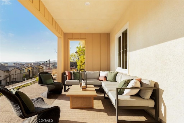 view of patio / terrace featuring outdoor lounge area