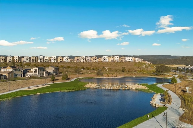 water view featuring a residential view