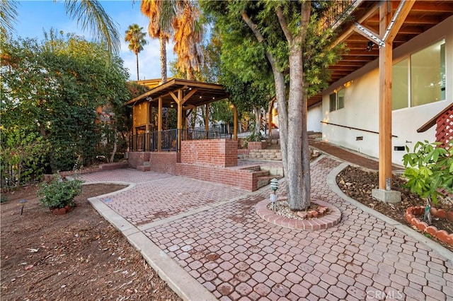 view of patio