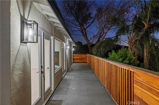 view of side of property featuring stucco siding