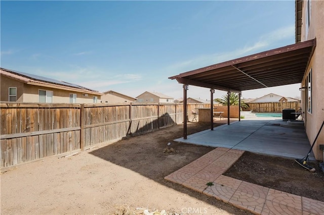 view of patio / terrace featuring a fenced backyard