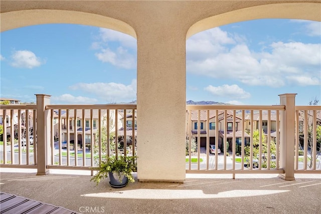 exterior space featuring a residential view