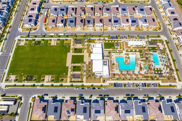 birds eye view of property featuring a residential view