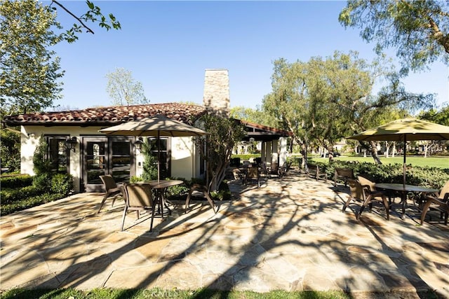 view of patio / terrace featuring outdoor dining space