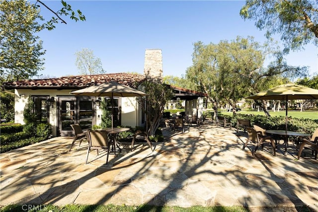 view of patio / terrace featuring outdoor dining area