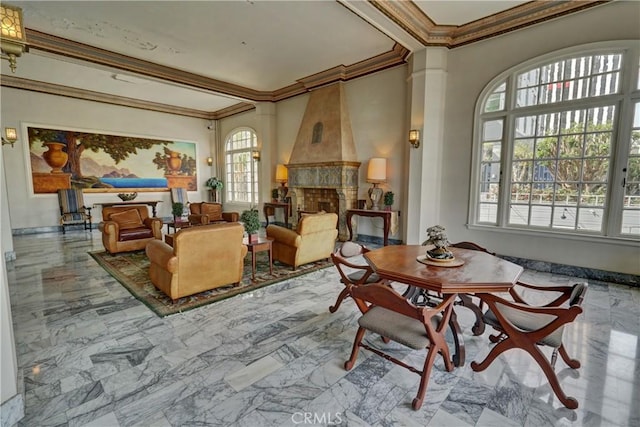 360 W Ocean Blvd Unit 404, Long Beach, CA 90802 - lobby featuring crown molding