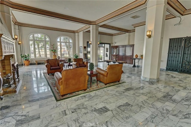 360 W Ocean Blvd Unit 404, Long Beach, CA 90802 - common area featuring ornamental molding