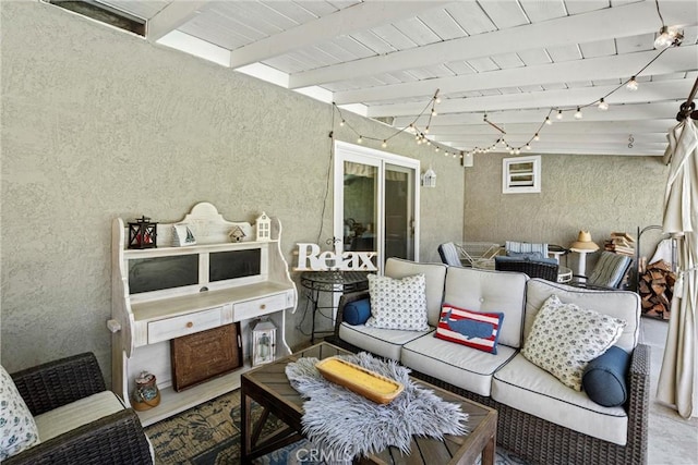 view of patio / terrace with an outdoor hangout area