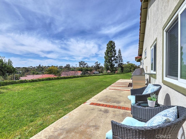 27740 Via Sarasate, Mission Viejo, CA 92692 - view of green lawn with a patio