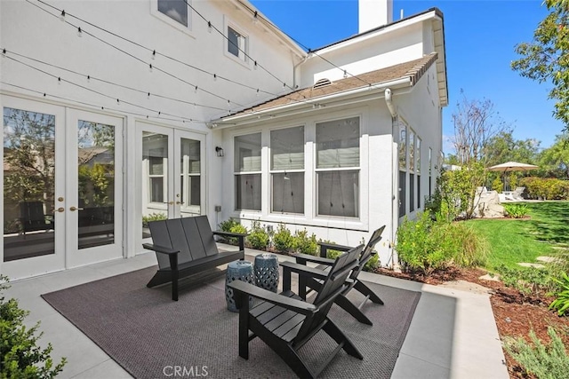 view of patio / terrace with french doors