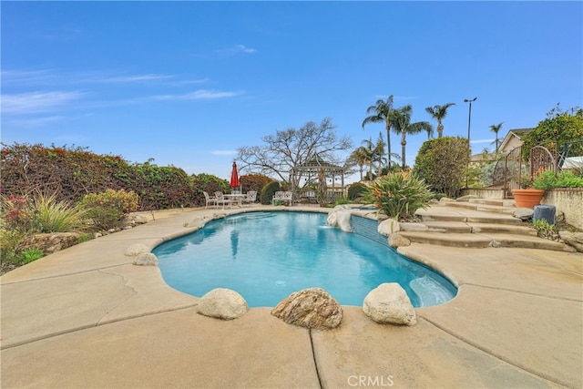 6153 Peridot Ave, Alta Loma, CA 91701 - view of pool with a patio
