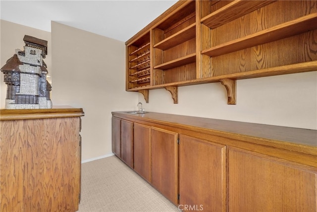6153 Peridot Ave, Alta Loma, CA 91701 - bar featuring light carpet, a sink, and baseboards