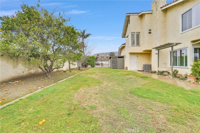 6153 Peridot Ave, Alta Loma, CA 91701 - view of yard featuring cooling unit