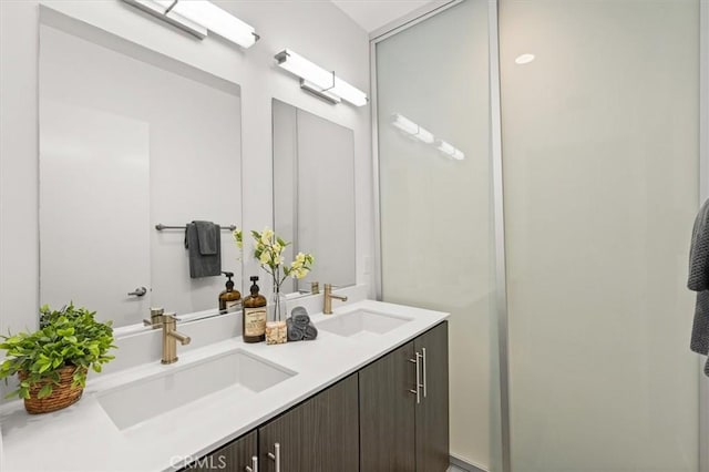 1923 N Gower St, Los Angeles, CA 90068 - bathroom with double vanity