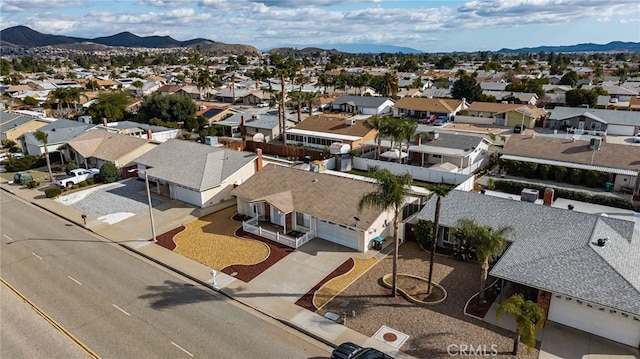 26131 Chambers Ave, Menifee, CA 92586 - aerial perspective of suburban area featuring mountains