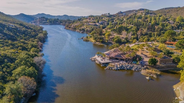 4065 Via Palo Verde Lago, Alpine, CA 91901 - aerial view with a water and mountain view