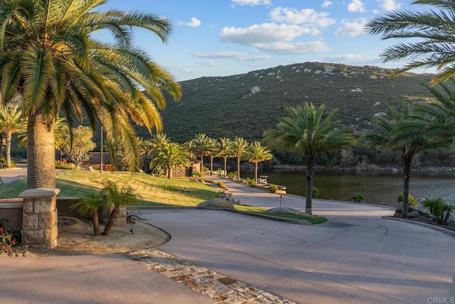 4065 Via Palo Verde Lago, Alpine, CA 91901 - view of community with a yard and a water and mountain view