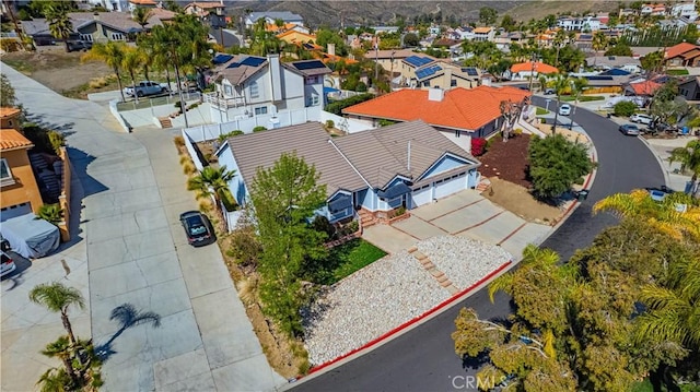 drone / aerial view featuring a residential view