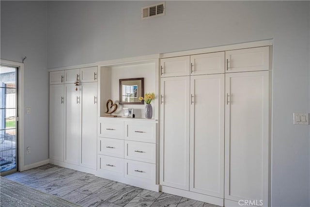 closet with visible vents