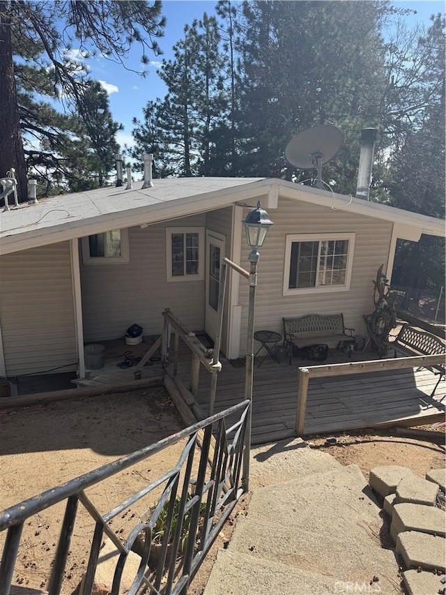 view of rear view of house