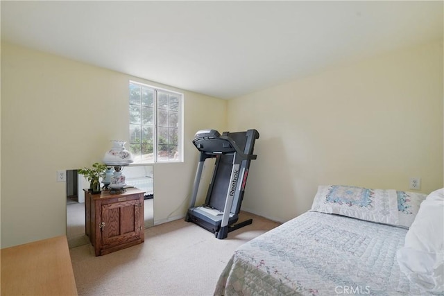 30919 Valley Oak Dr, Running Springs, CA 92382 - bedroom featuring light carpet