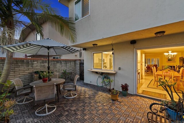 255 Daisy, Imperial Beach, CA 91932 - view of patio featuring fence and outdoor dining space