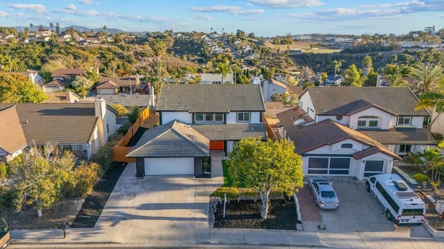 bird's eye view featuring a residential view