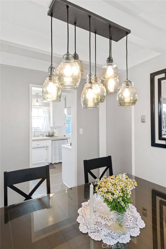 view of dining room