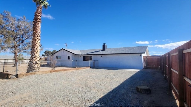 420 N Yorktown St, Ridgecrest, CA 93555 - back of house with a fenced backyard