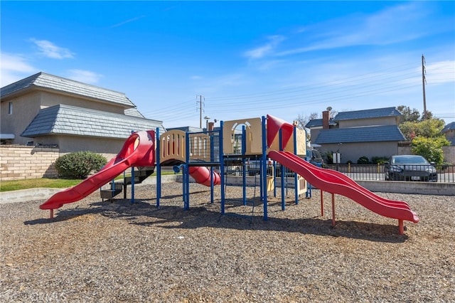 view of communal playground