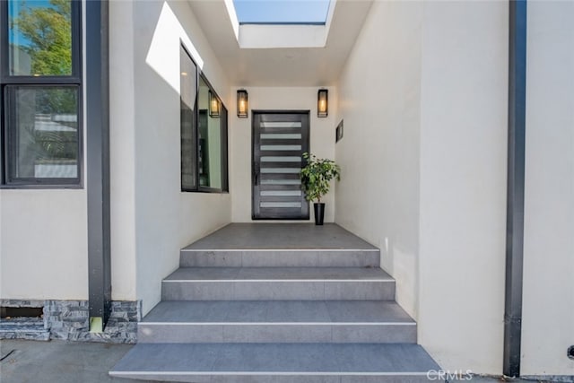 view of staircase
