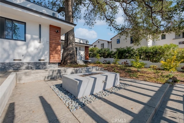 view of patio / terrace featuring entry steps