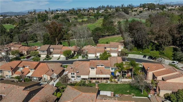 drone / aerial view featuring a residential view