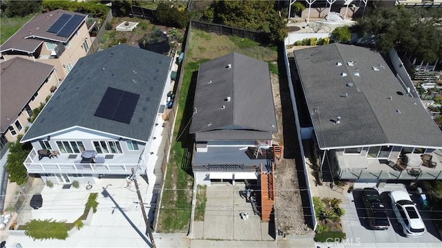 birds eye view of property featuring a residential view